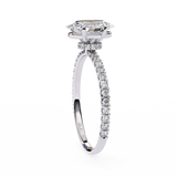 1.2 CT Oval Lab Grown Diamond Ring in 9K/14K Gold | WOKE