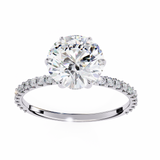 2 CT Round Lab Grown Diamond in 9K/14K Gold | WOKE