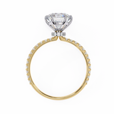 2 CT Round Lab Grown Diamond in 9K/14K Gold | WOKE