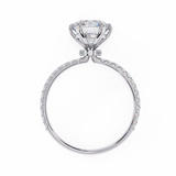 2 CT Round Lab Grown Diamond in 9K/14K Gold | WOKE