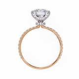 2 CT Round Lab Grown Diamond in 9K/14K Gold | WOKE