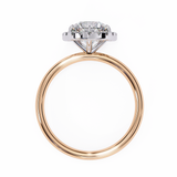 2 CT Round Lab Grown Diamond Ring in 9K/14K Gold | WOKE