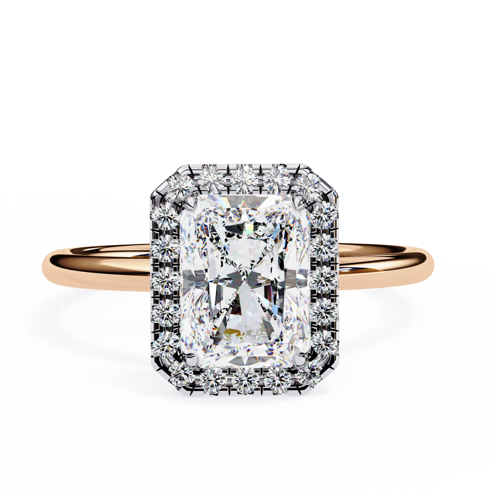 WOKE 3.34 CT Lab Grown diamond Radiant cut ring | IGI Certified