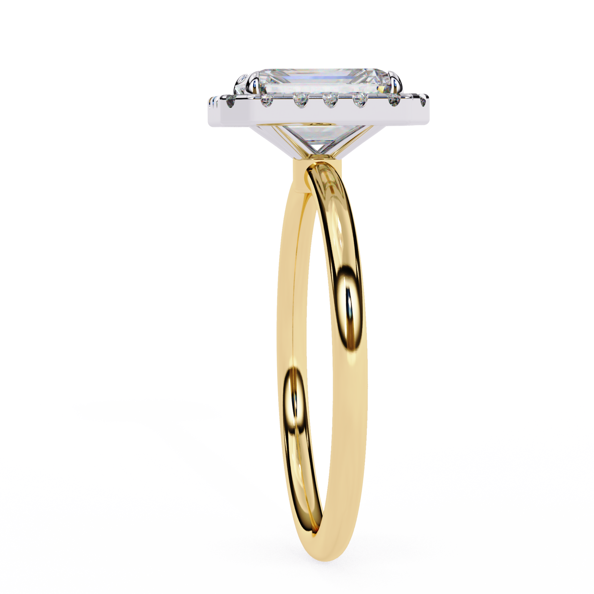 WOKE 3.34 CT Lab Grown diamond Radiant cut ring | IGI Certified