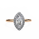 WOKE ™ 1.25 CARAT VVS-EF Lab Grown Diamond ring in 14/18k Gold