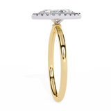 WOKE ™ 1.25 CARAT VVS-EF Lab Grown Diamond ring in 14/18k Gold