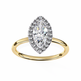 WOKE ™ 1.25 CARAT VVS-EF Lab Grown Diamond ring in 14/18k Gold
