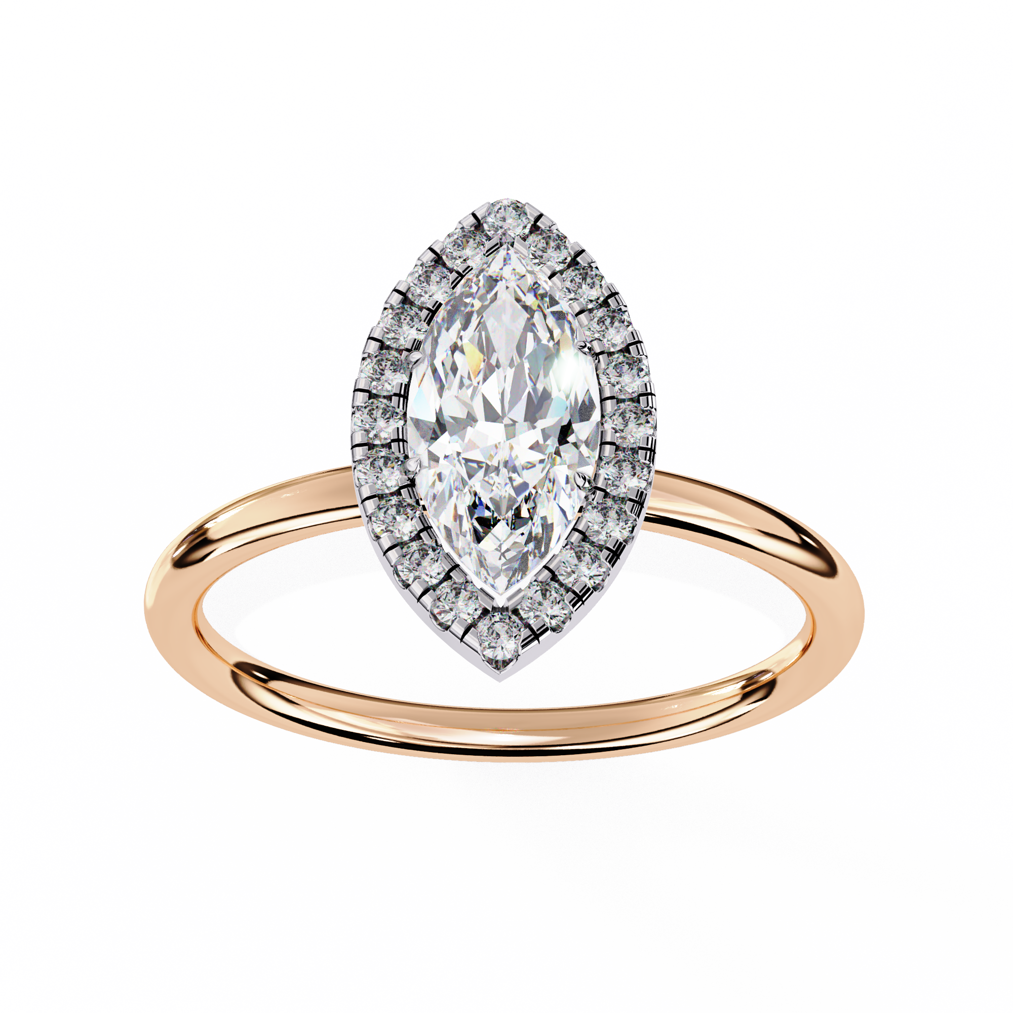 WOKE ™ 1.25 CARAT VVS-EF Lab Grown Diamond ring in 14/18k Gold