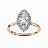 WOKE ™ 1.25 CARAT VVS-EF Lab Grown Diamond ring in 14/18k Gold
