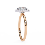 1 CT Oval Lab Grown Diamond Ring in 14K Gold   | WOKE