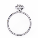 1.5 CT Pear Cut Lab Grown Diamond Ring in 14K Gold | WOKE
