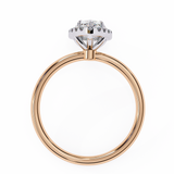 1.5 CT Pear Cut Lab Grown Diamond Ring in 14K Gold | WOKE