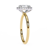1.5 CT Pear Cut Lab Grown Diamond Ring in 14K Gold | WOKE