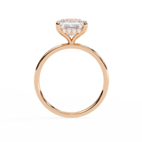 2.5 CT Princess Cut Lab Grown Diamond Ring in 14K Gold | WOKE