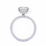 2.5 CT Princess Cut Lab Grown Diamond Ring in 14K Gold | WOKE