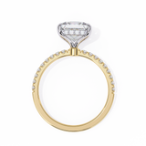 2.5 CT Princess Cut Lab Grown Diamond Ring in 14K Gold | WOKE