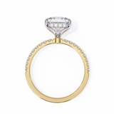2.5 CT Princess Cut Lab Grown Diamond Ring in 14K Gold | WOKE