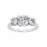 WOKE ™ 1.70 CARAT VVS-EF Round cut Lab Grown Diamond ring in 9K/14K/18k Gold