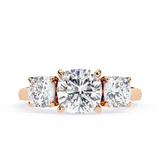 WOKE ™ 1.70 CARAT VVS-EF Round cut Lab Grown Diamond ring in 9K/14K/18k Gold