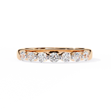 WOKE™ 0.55 carat round cut Lab grown diamond invsible band in 14k gold