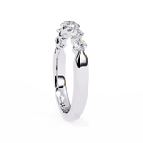 WOKE™ 0.55 carat round cut Lab grown diamond invsible band in 14k gold