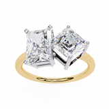 WOKE™ Toi-et-moi ring 2.70 CARAT VVS-EF Lab Grown Diamond in 9K/14K/18k Gold