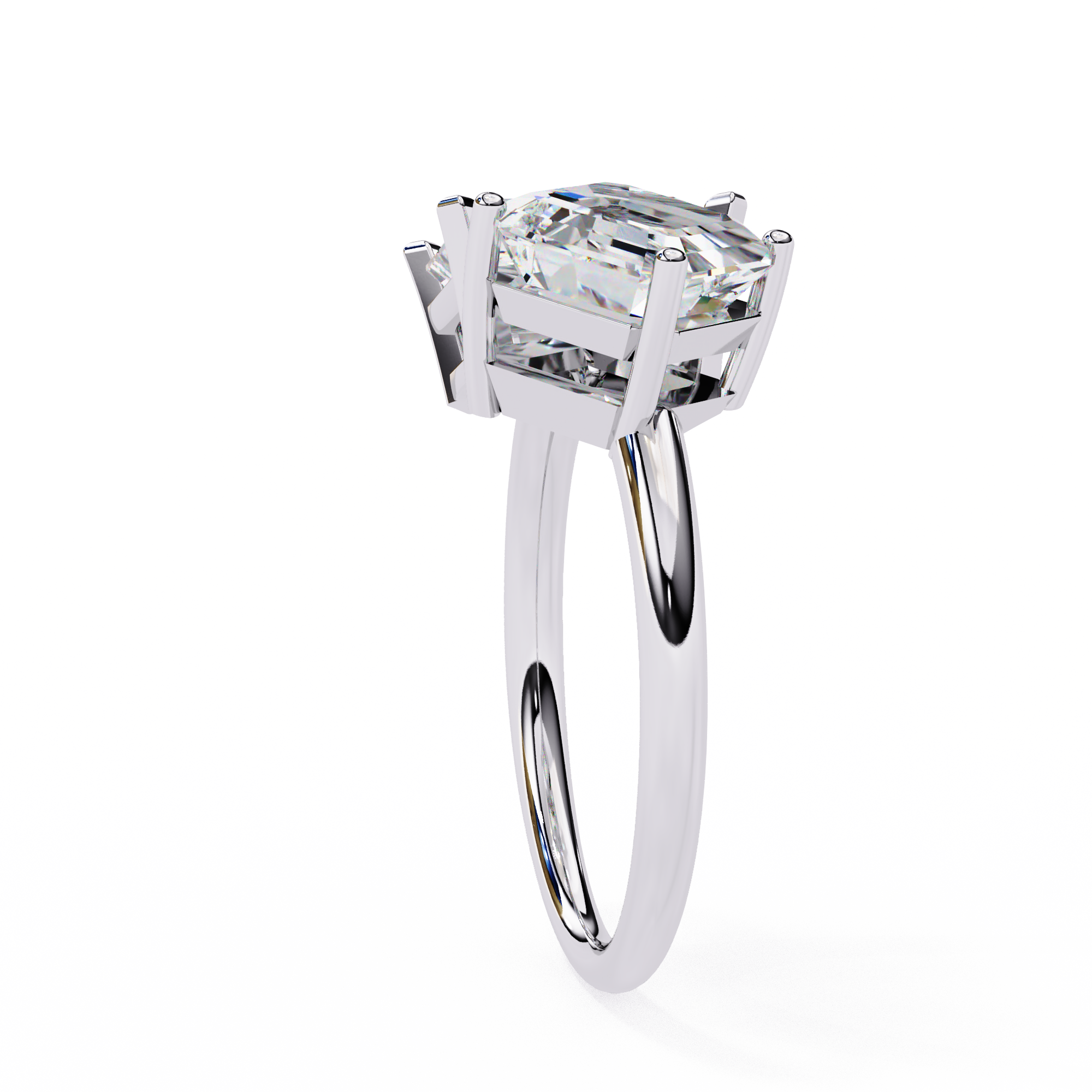 WOKE™ Toi-et-moi ring 2.70 CARAT VVS-EF Lab Grown Diamond in 9K/14K/18k Gold