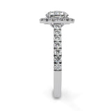 3 CT Round Lab Grown Diamond Ring in 14K Gold | WOKE