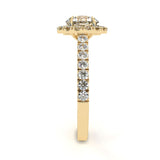 3 CT Round Lab Grown Diamond Ring in 14K Gold | WOKE