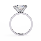 3.3 CT Round Lab Grown Diamond Ring in 14K Gold