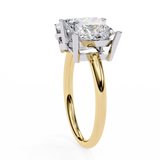 WOKE ™Toi-et-moi ring 2.70 CARAT VVS-EF Lab Grown Diamond ring in 9K/14K/18k Gold