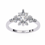 WOKE™ 1.35 CARAT VVS-EF Princess cut Lab Grown Diamond in 9K/14K/18k Gold