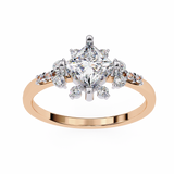WOKE™ 1.35 CARAT VVS-EF Princess cut Lab Grown Diamond in 9K/14K/18k Gold