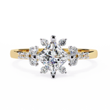 WOKE™ 1.35 CARAT VVS-EF Princess cut Lab Grown Diamond in 9K/14K/18k Gold