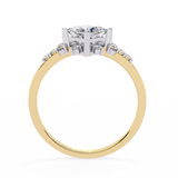 WOKE™ 1.35 CARAT VVS-EF Princess cut Lab Grown Diamond in 9K/14K/18k Gold