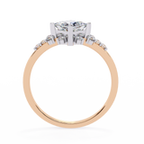 WOKE™ 1.35 CARAT VVS-EF Princess cut Lab Grown Diamond in 9K/14K/18k Gold