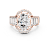 0.152 CT Round Cut Lab Grown Diamond Ring| WOKE