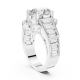 0.152 CT Round Cut Lab Grown Diamond Ring| WOKE