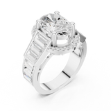 0.152 CT Round Cut Lab Grown Diamond Ring| WOKE
