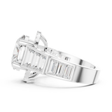 0.152 CT Round Cut Lab Grown Diamond Ring| WOKE
