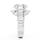 0.152 CT Round Cut Lab Grown Diamond Ring| WOKE