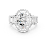 0.152 CT Round Cut Lab Grown Diamond Ring| WOKE