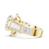 0.152 CT Round Cut Lab Grown Diamond Ring| WOKE