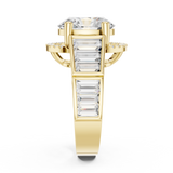 0.152 CT Round Cut Lab Grown Diamond Ring| WOKE