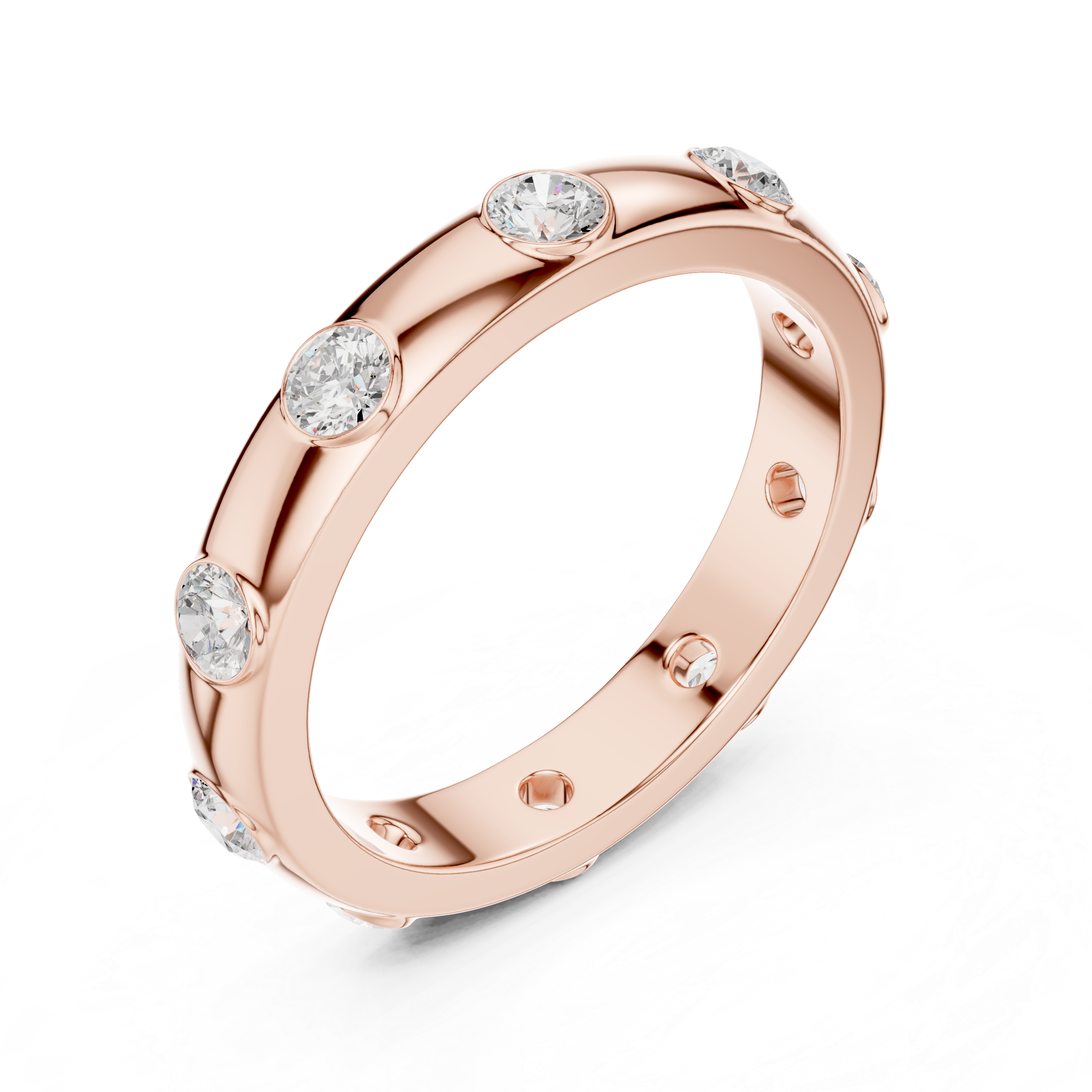 0.8 CT Round Lab Grown Diamond Ring | WOKE