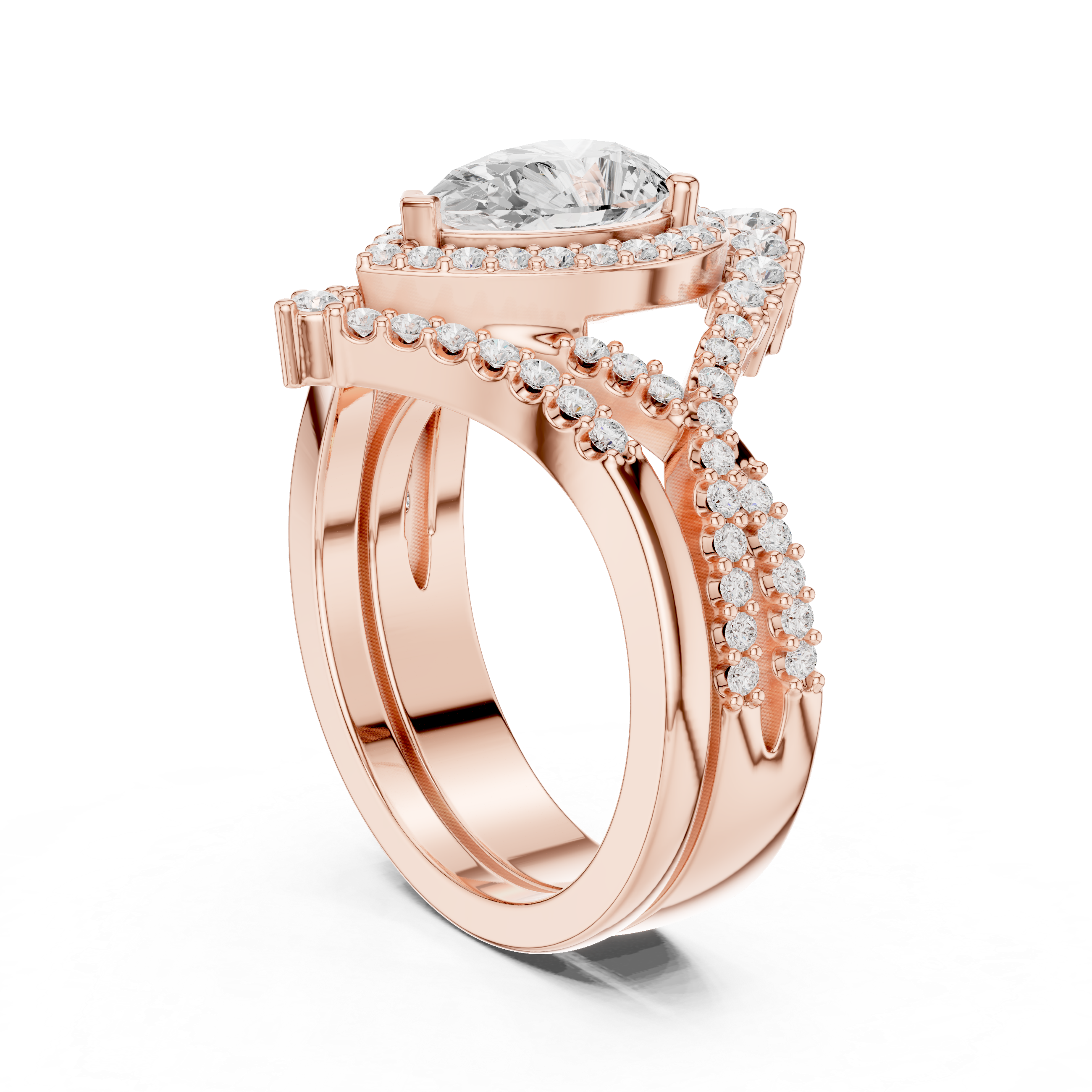 0.565 CT Round Lab Grown Diamond Ring | WOKE