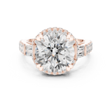 5.632 CT Round Lab Grown Diamond Ring | WOKE