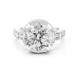 5.632 CT Round Lab Grown Diamond Ring | WOKE