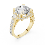 5.632 CT Round Lab Grown Diamond Ring | WOKE