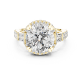 5.632 CT Round Lab Grown Diamond Ring | WOKE